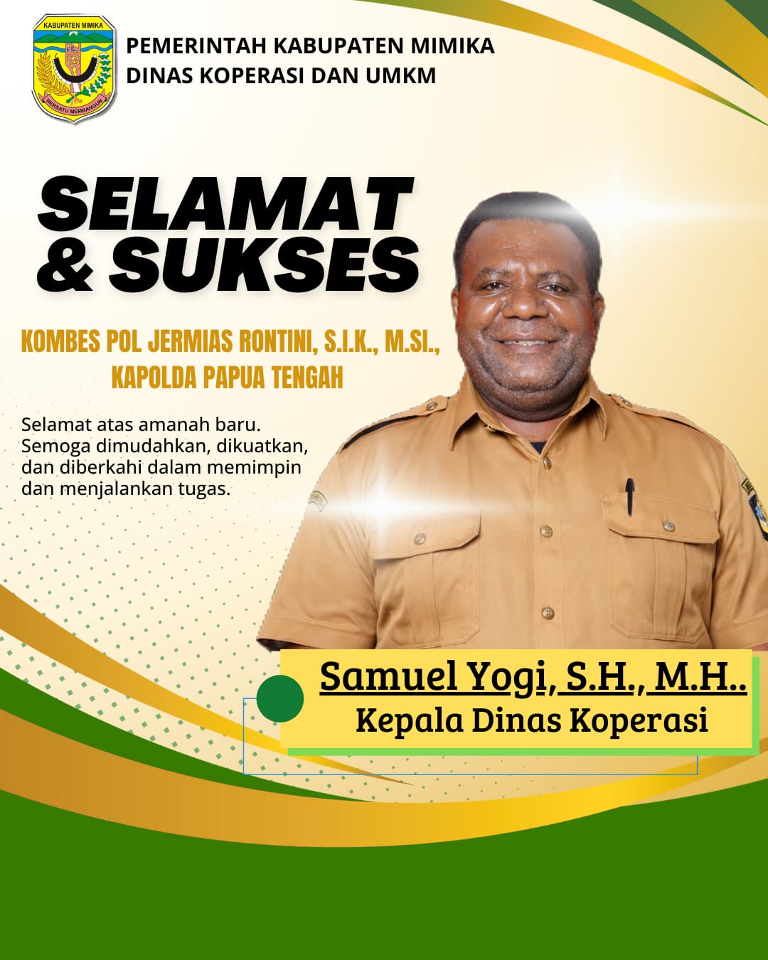 IKLAN UCAPAN DINAS KOPERASI