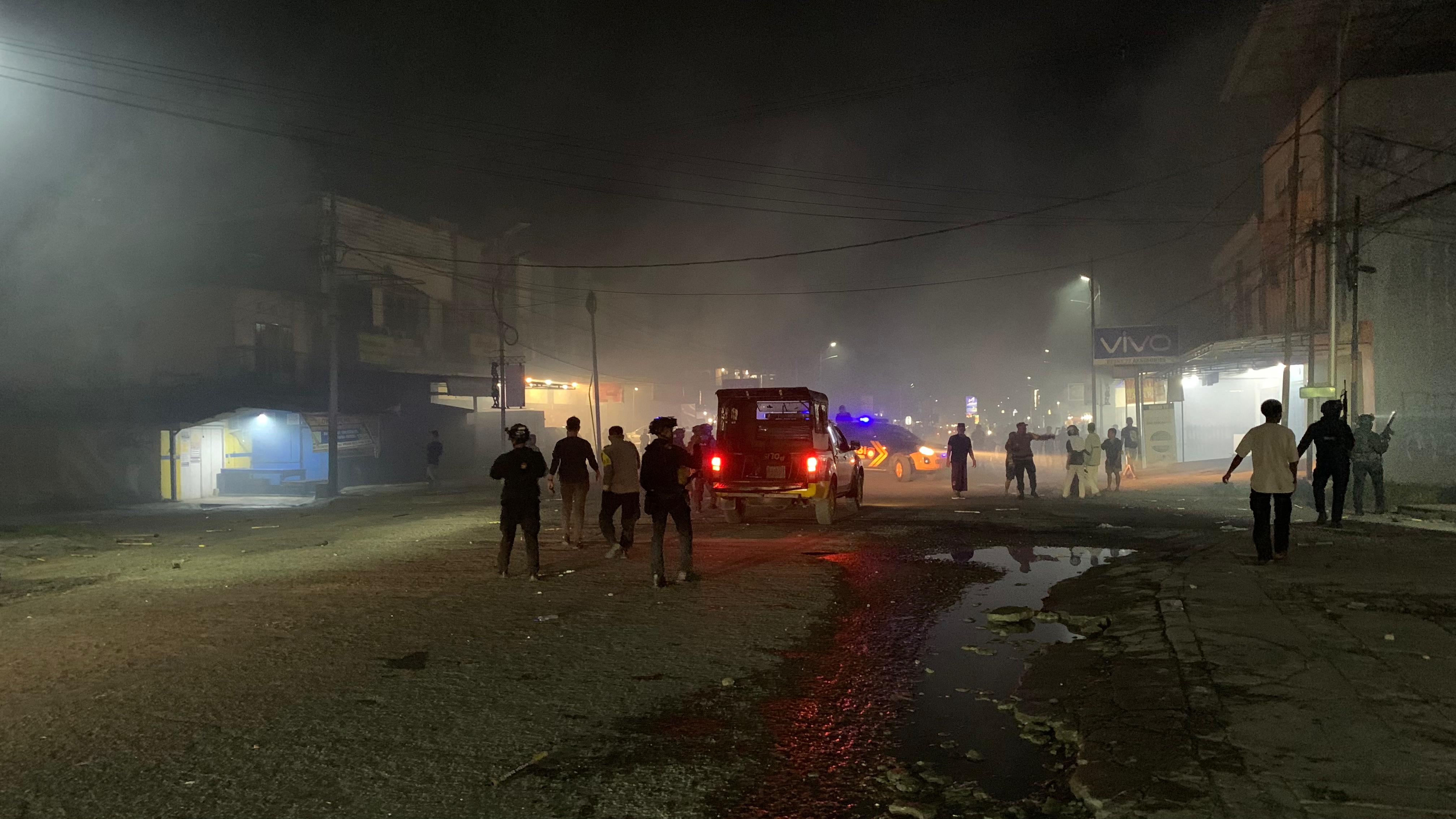 WAR Petasan, Akses Jalan Budi Utomo Sempat Lumpuh