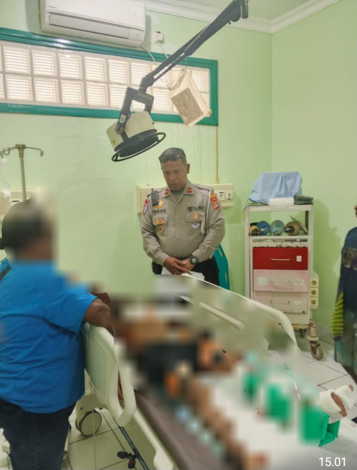 Tiga Orang Terluka akibat Sepeda Motor Melawan Arus di Mimika