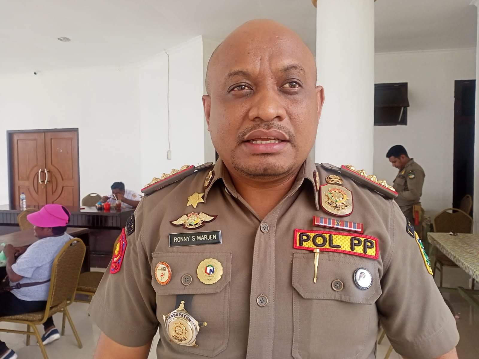 Tegakkan Aturan, Satpol PP Mimika Perketat Disiplin Jam Kerja ASN