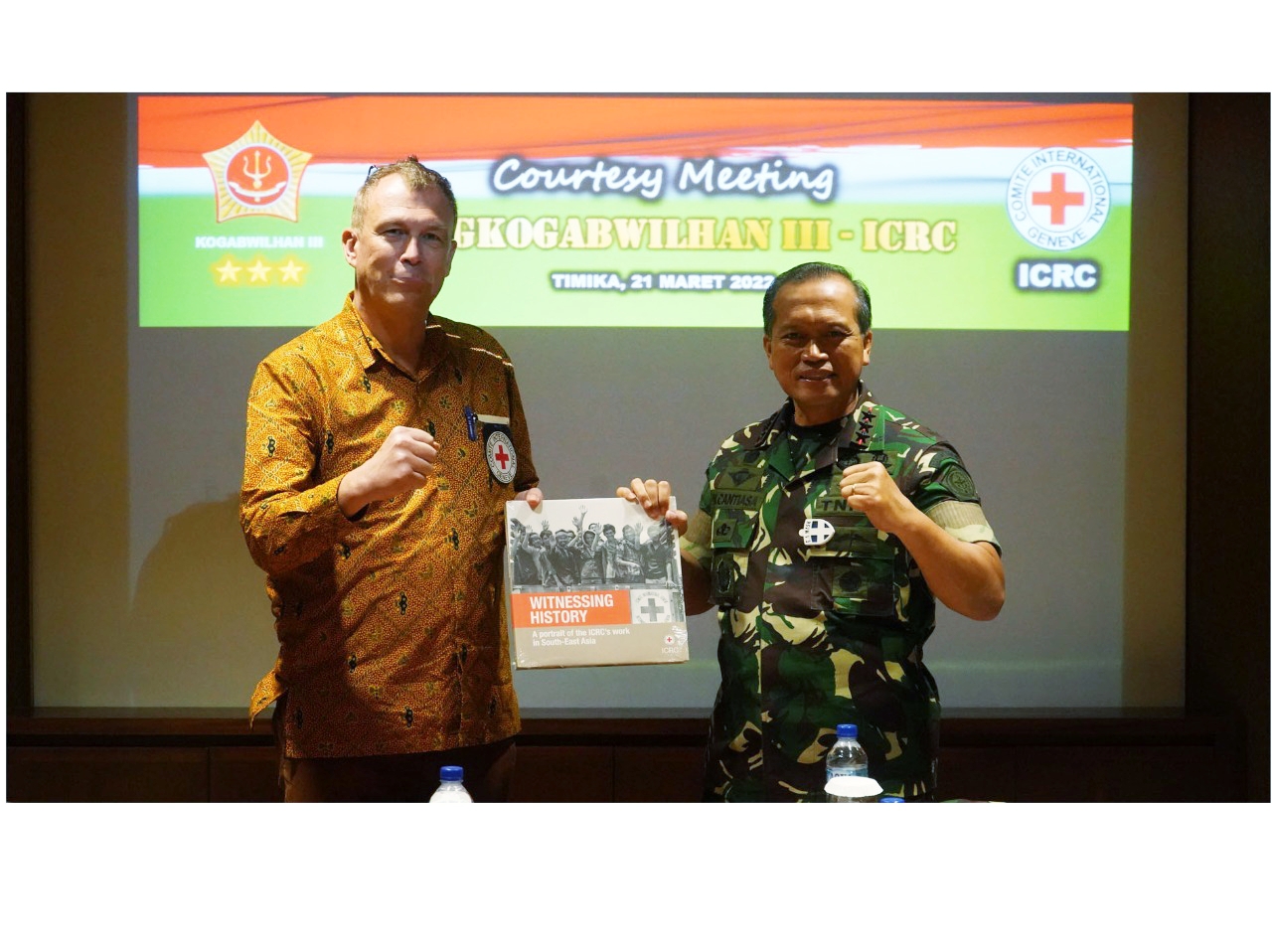  Delegasi Icrc Kagum Dan Terkesan Dengan Pangkogabwilhan Iii Dalam Upaya Selesaikan Masalah Papua