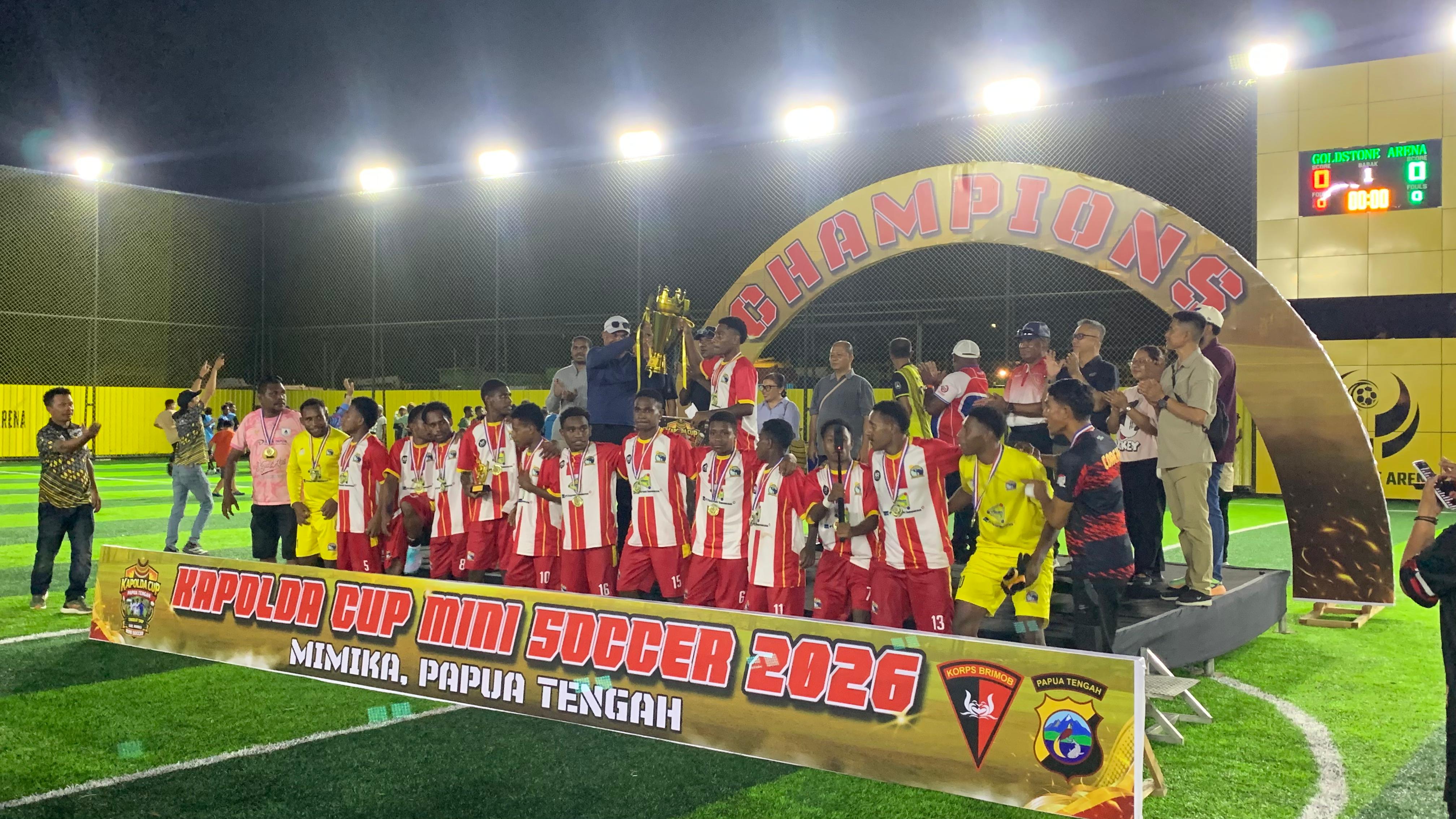Resmi Ditutup, Kapolda CUP Diharapkan Jadi Cikal Bakal Kemajuan Sepak Bola Papua Tengah