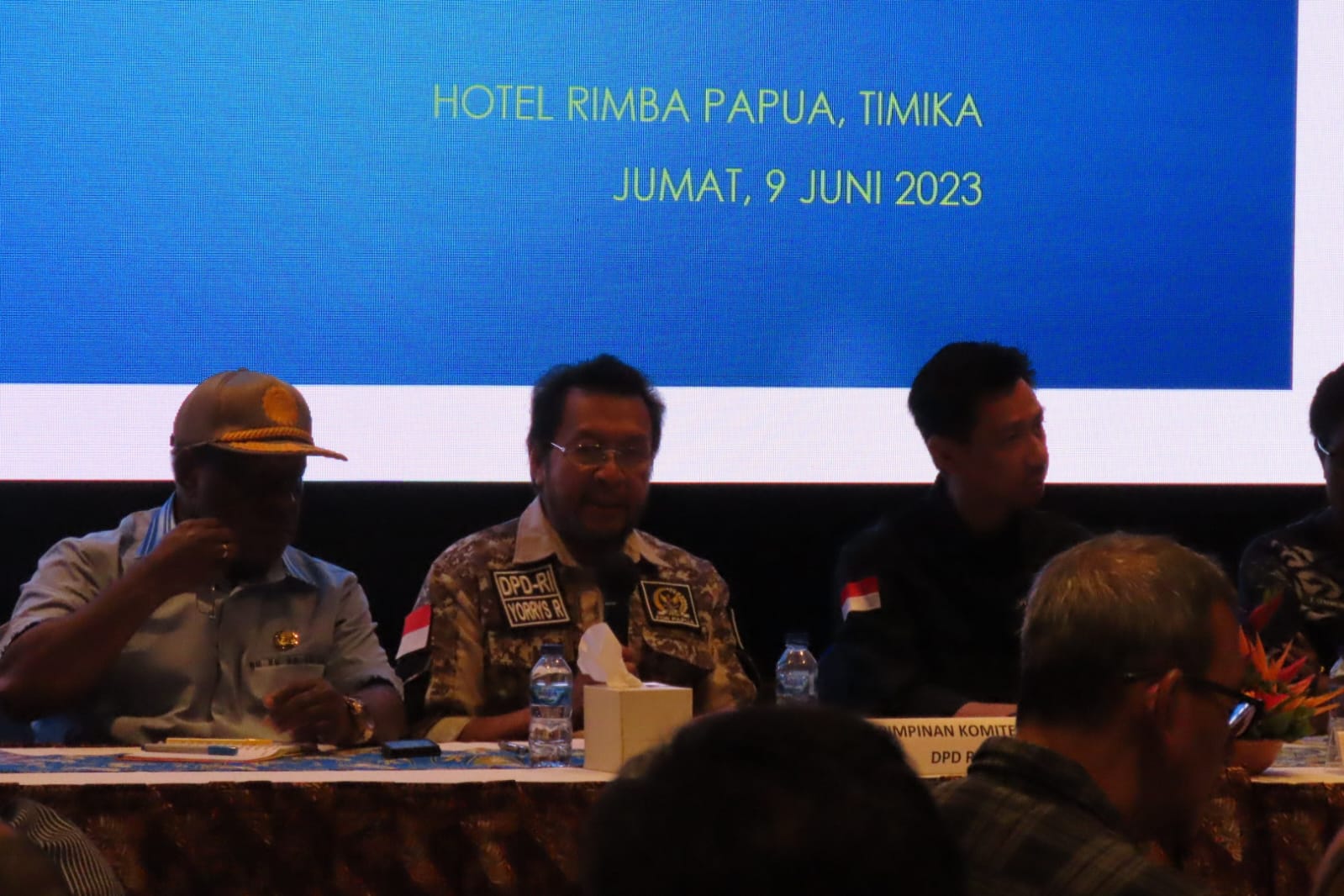 Masyarakat 3 Distrik Minta 7 Poin kepada Freeport di hadapan Komite II DPD RI