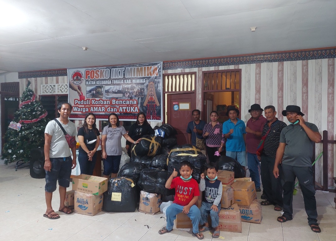 Peduli Bencana Banjir Rob Di Amar, Ikt Mimika Galang Bantuan 