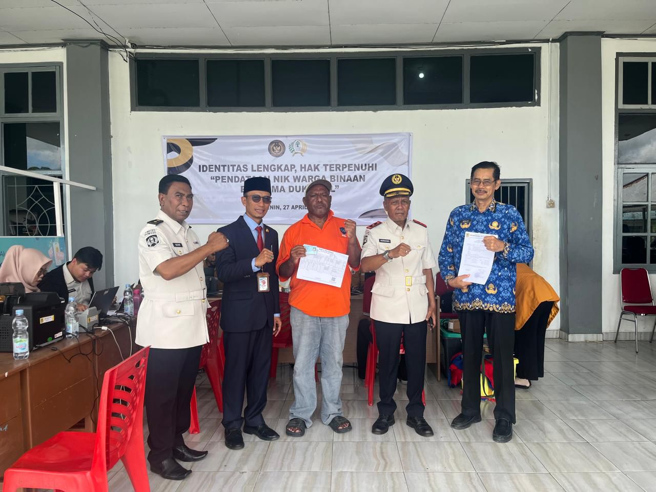 Disdukcapil Jemput Bola di Lapas, Beri Pelayanan Adminduk Bagi Warga Binaan