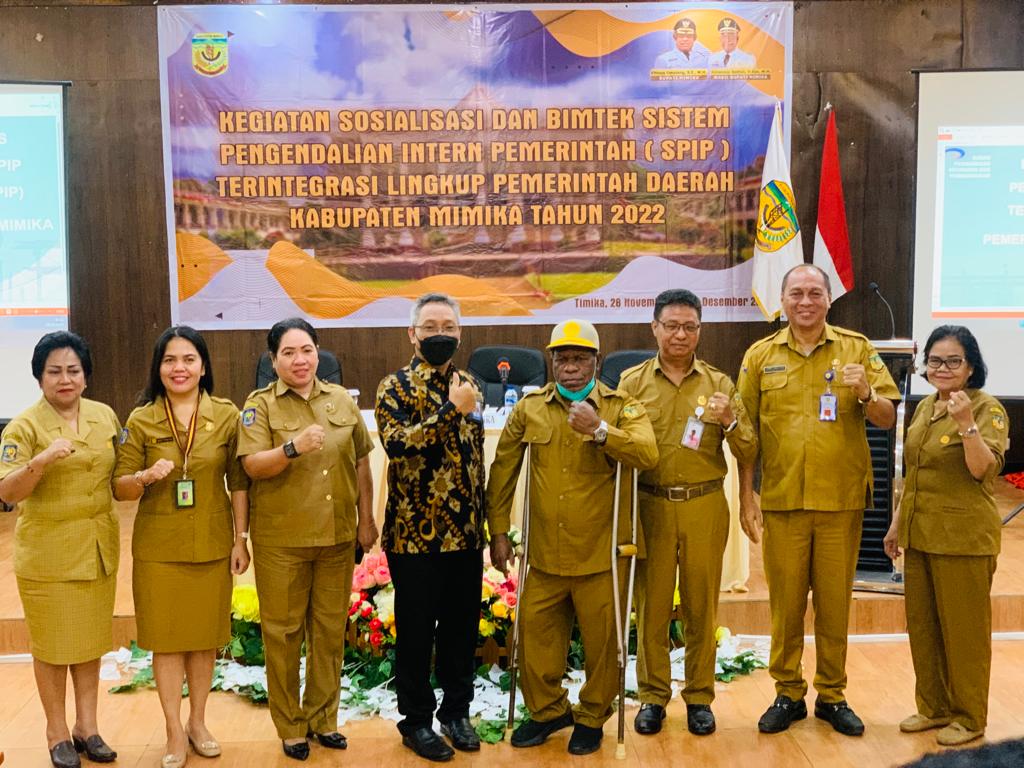 Dorong OPS Lebih Efektif dan Efisien, Pemda Mimika Gelar Sosisalisasi dan Bimtek SPIP