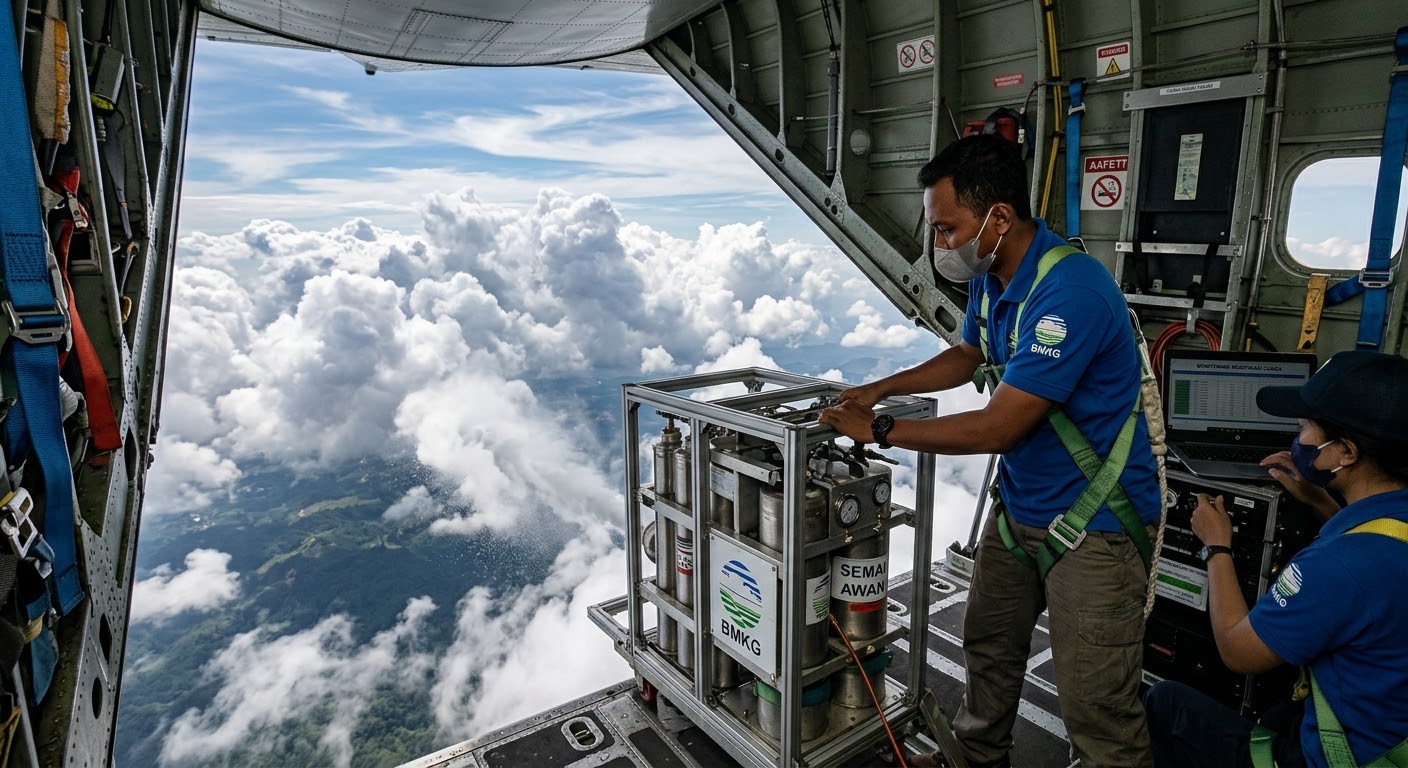 Dampak Modifikasi Cuaca, Warga Mimika Dilarang Gunakan Air Hujan untuk Kebutuhan Sehari-hari
