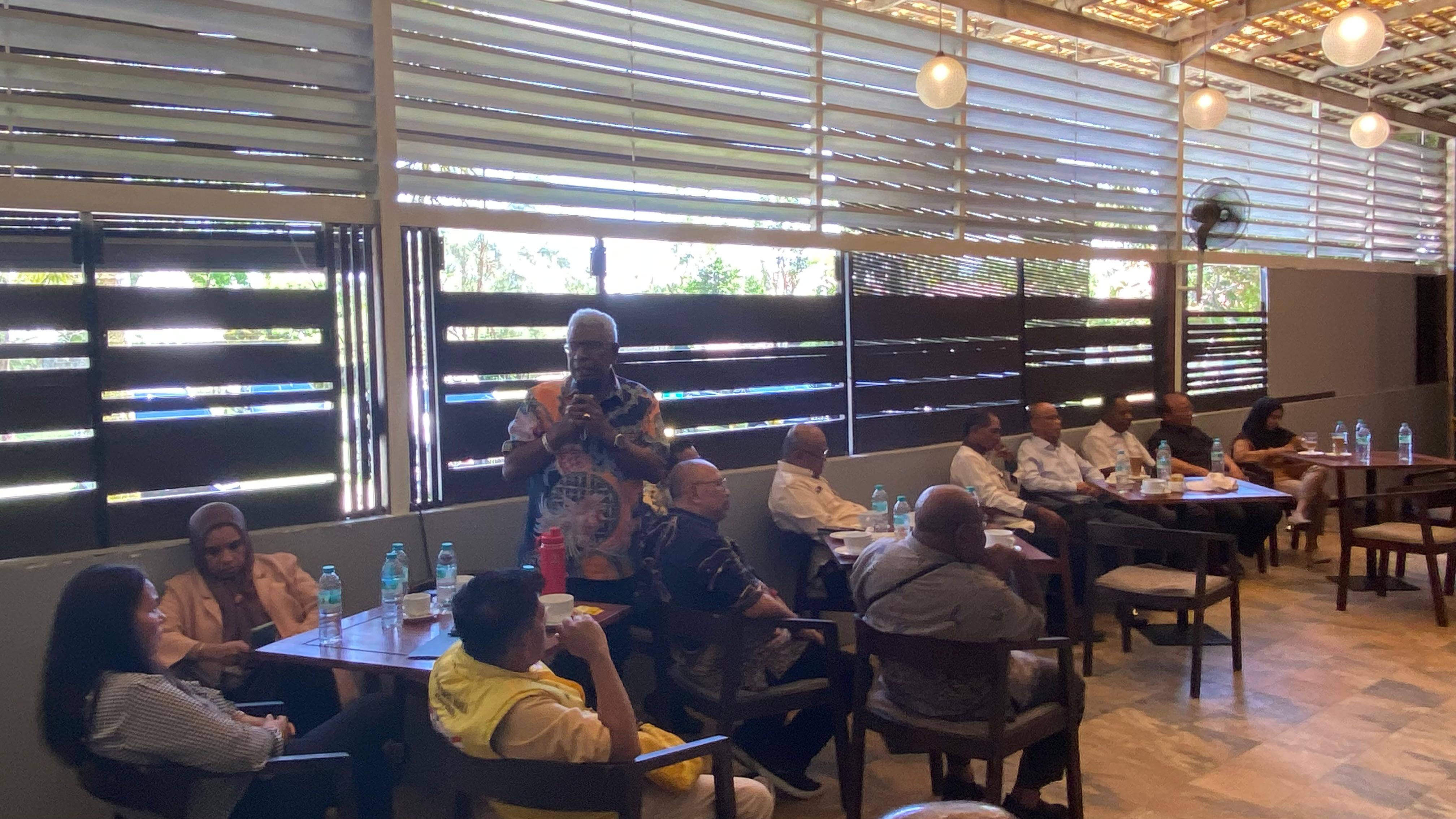 Hadiri Coffee Morning,johannes Rettob : Kita Semua Ini Bersaudara, Kita Ini Satu