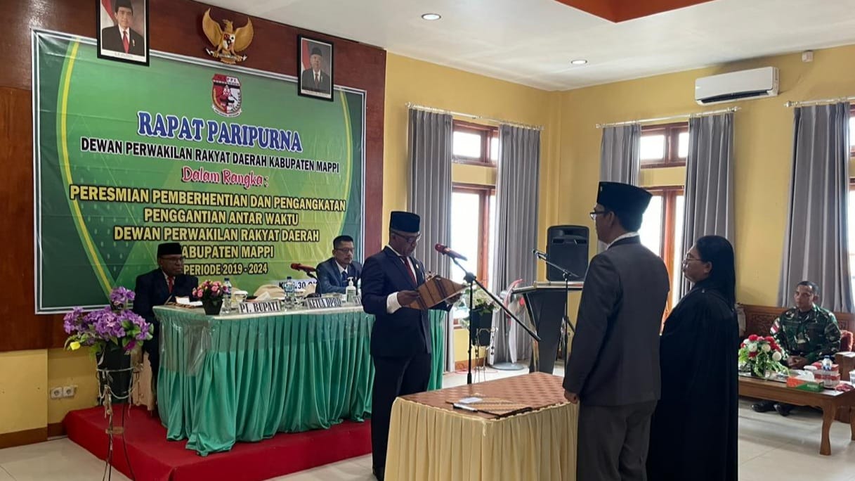 Dprd Kabupaten Mappi Menggelar Rapat Paripurna Paw