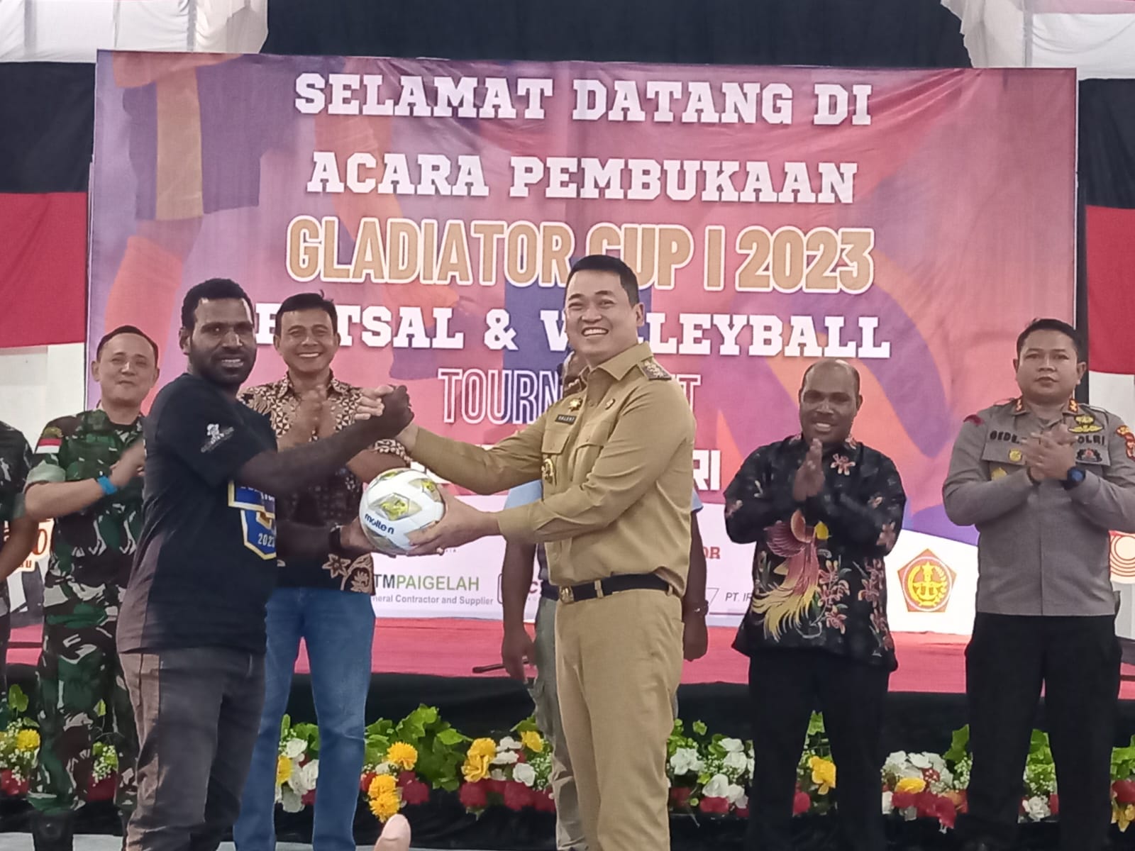 Pemda Mimika, TNI Polri dan DPRD Berharap Dunia Olahraga Tetap Hidup dan Menghasilkan Atlit AMOR Berbakat