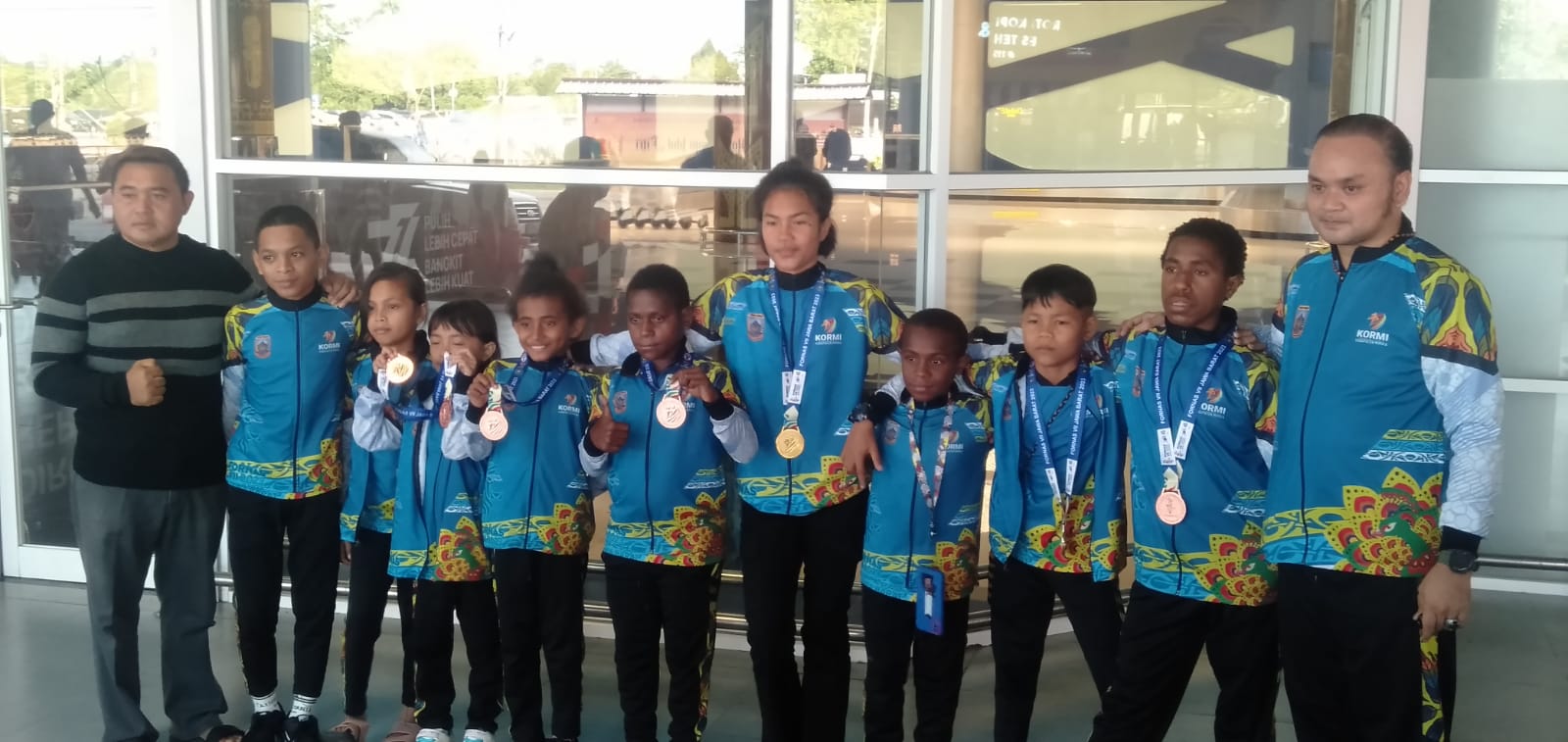 Siswa Sekolah Asrama Taruna Papua (SATP) Timika Meraih Medali Perunggu di Kompetisi KungFu FORNAS VII