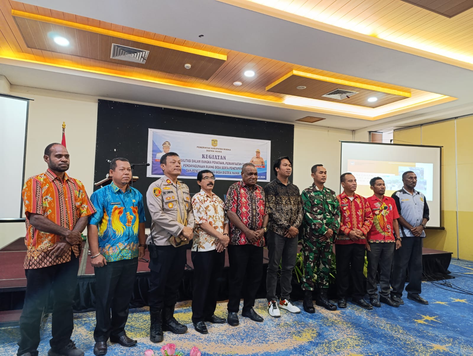 Distrik Wania Gelar Sosialisasi Penataan Tapal Batas Wilayah Kampung dan Kelurahan