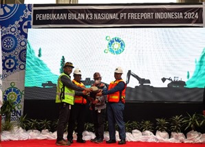 Bulan K3 Freeport Dimulai, Keselamatan Kerja Dimulai dari Diri Saya