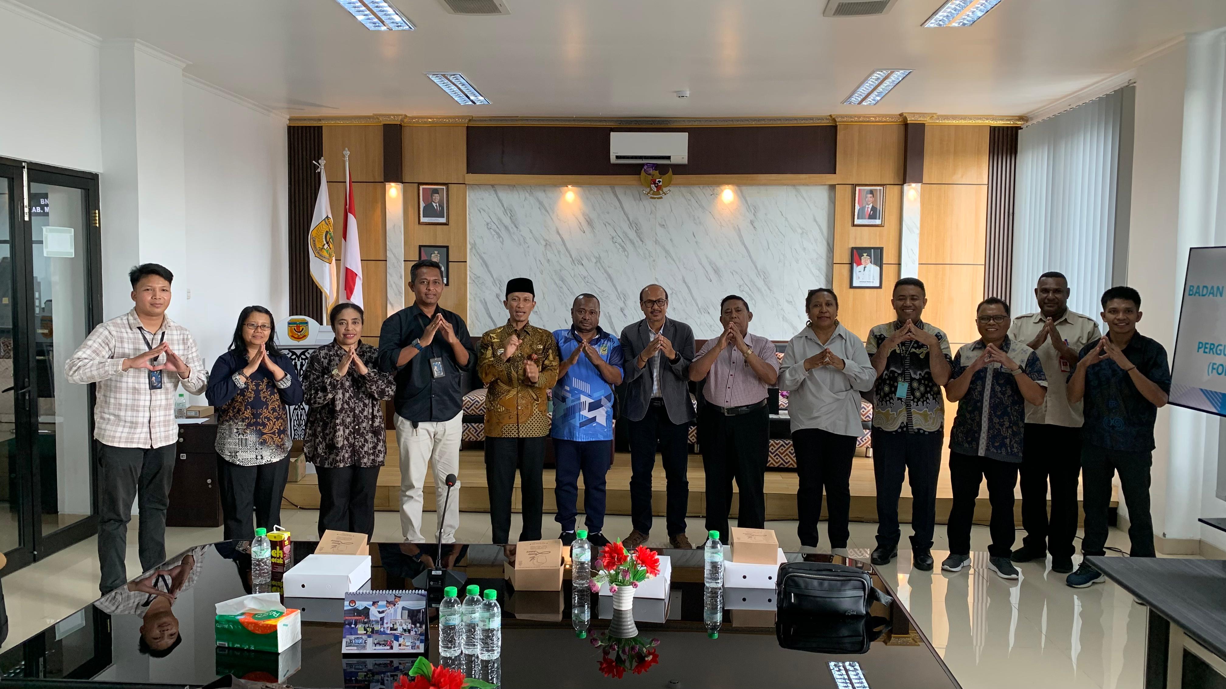 Meramu Peluang Riset dan Inovasi, BRIDA Bahas Kerja Sama dengan Perguruan Tinggi di Mimika