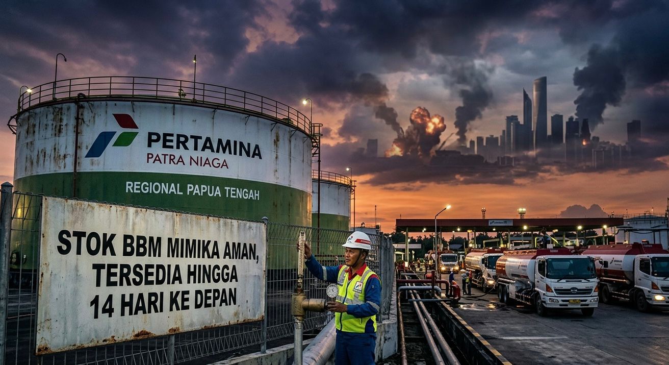 Ketegangan Timur Tengah Membayang, Pertamina Jamin Stok BBM Mimika Aman 14 Hari Ke Depan