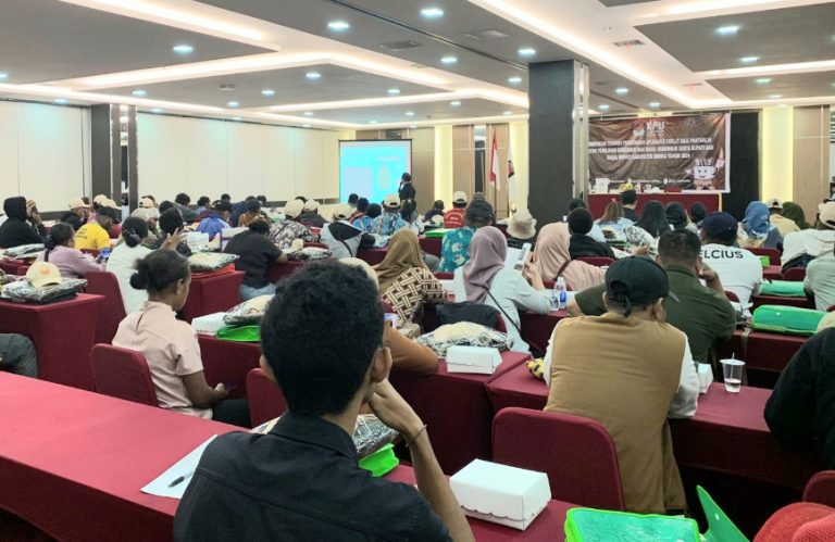 Kpu Mimika Berikan Bimtek Pada Ratusan Petugas Pantarlih, Pps Dan Ppd
