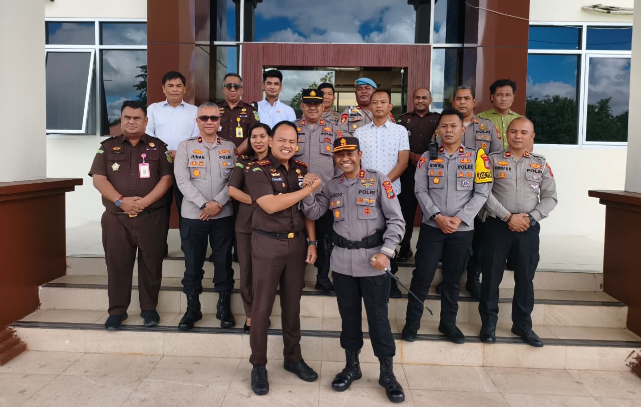 Kapolres Alredo Temui Kajari Mimika, Bahas Sinergi Hukum
