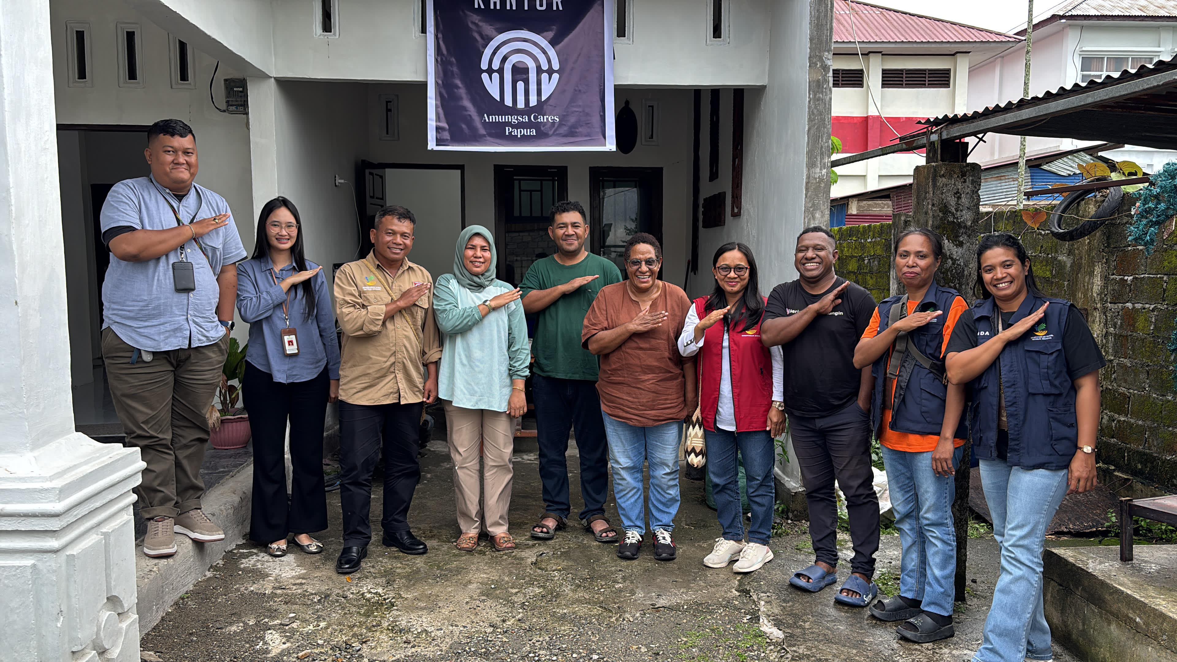 Dinas Sosial dan BBPPKS Jayapura Visitasi Akreditasi Yayasan Amungsa Cares Papua