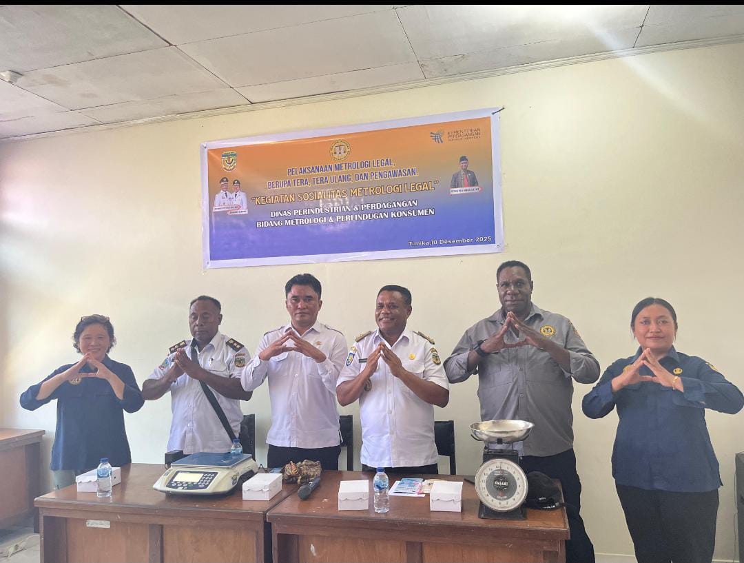 Sosialisasi Metrologi Legal di Timika Jaya, Dua Lurah Hadiri Upaya Perkuat Perlindungan Konsumen