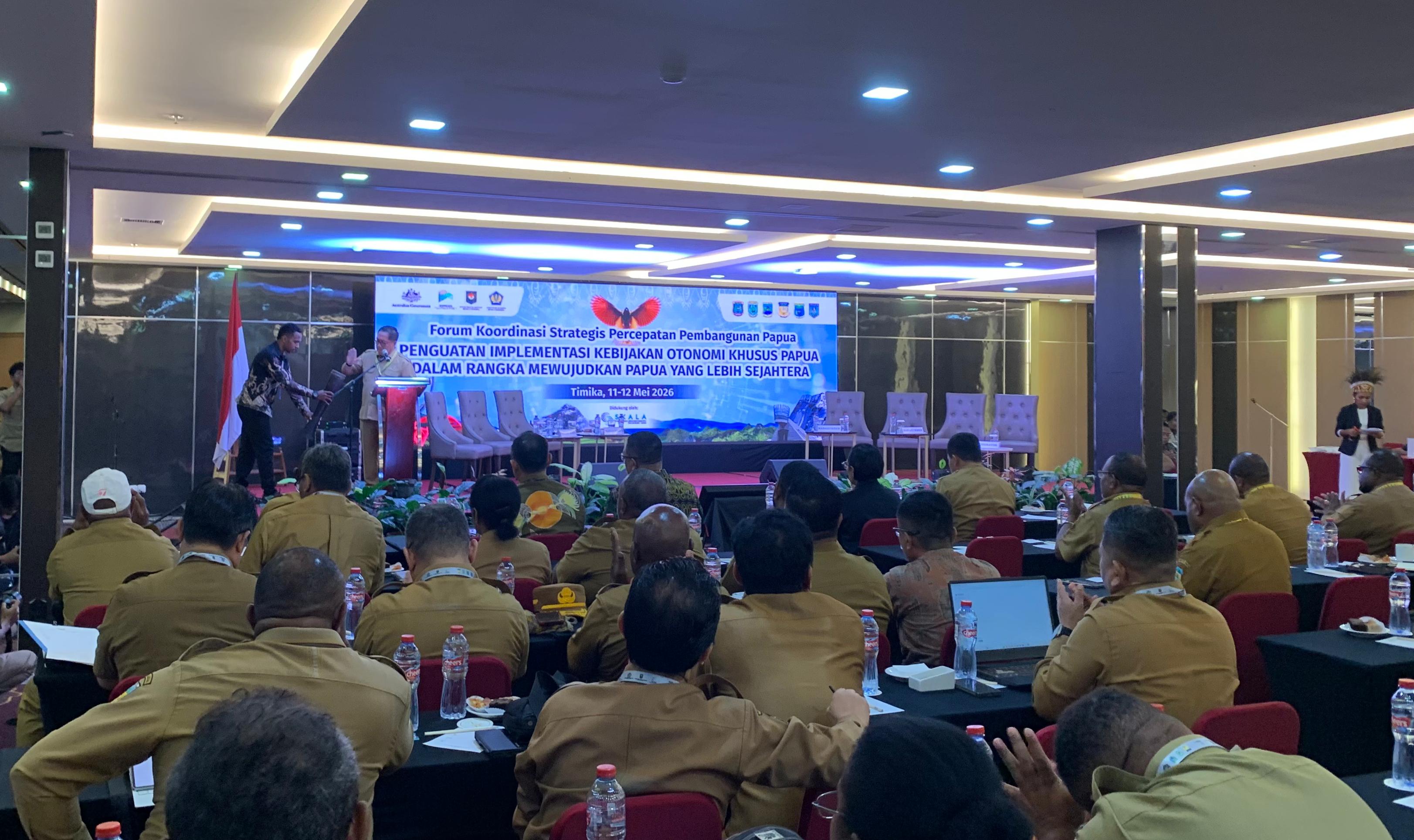 Hari Kedua Forum Strategis Papua Fokus Matangkan Langkah Teknis dan 12 Poin Komitmen Timika
