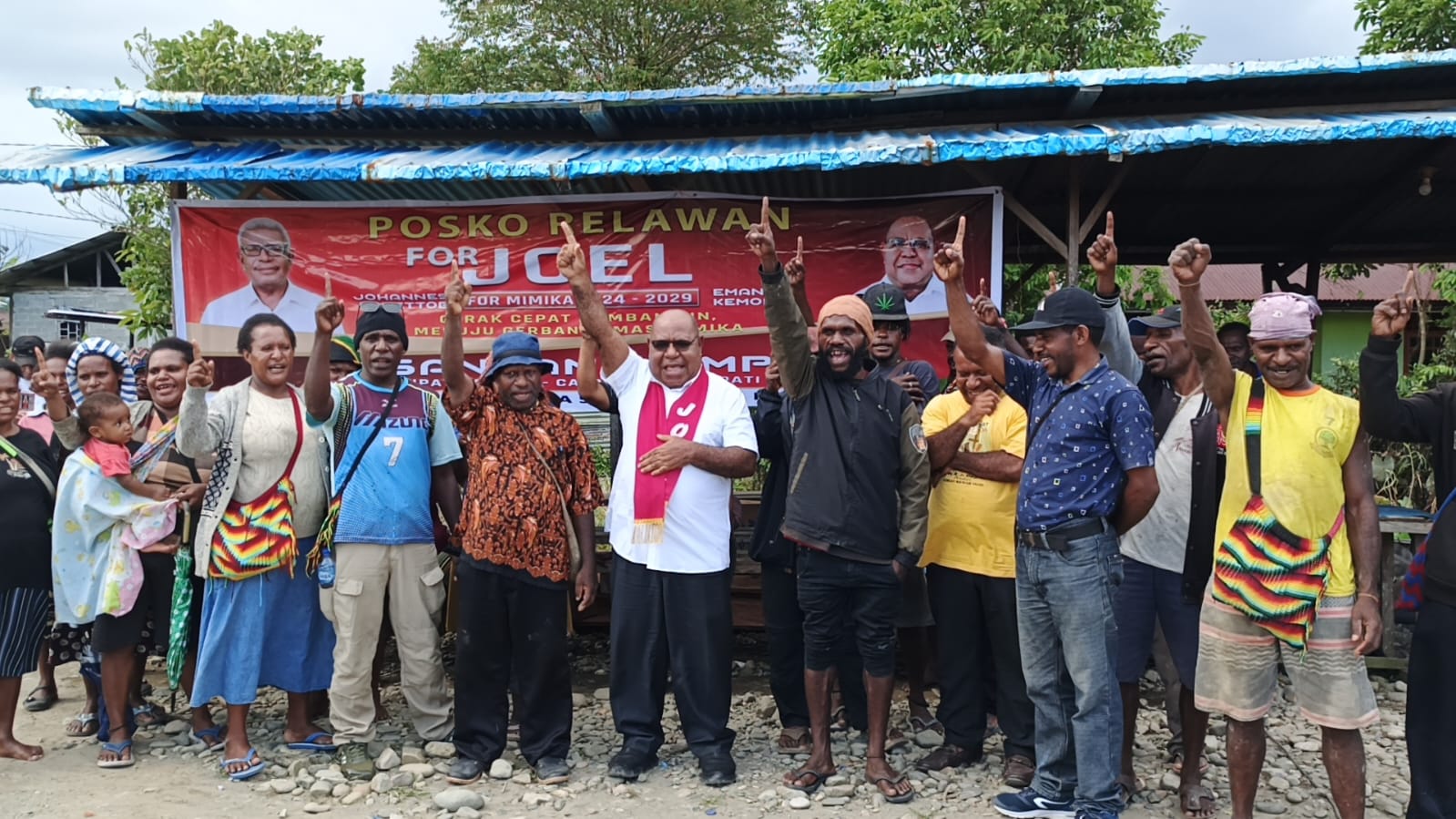 Ikatan Keluarga Besar Wagamo Dukung JOEL, Kepala Suku: Kami Tidak Main-Main