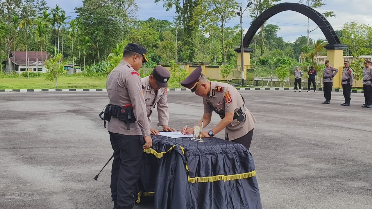 Jabatan Kapolsek Tembagapura Disertijabkan