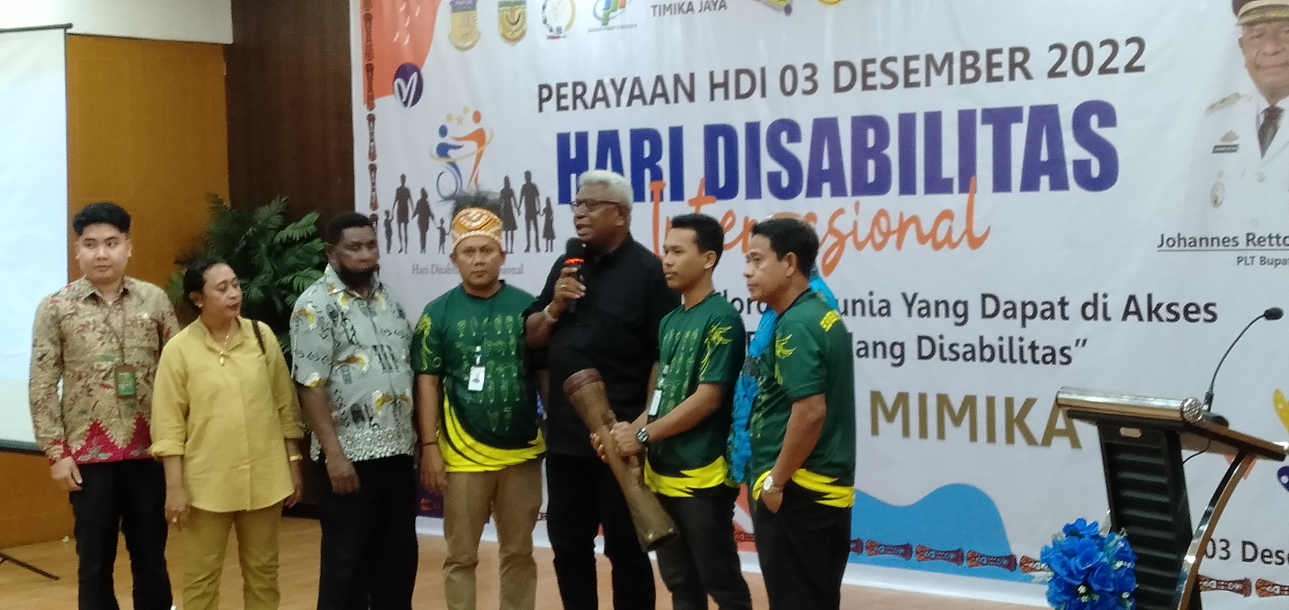  Plt. Bupati JR Janjikan Lahan untuk SLB Negeri Mimika di Tahun Depan, Wujud Nyata Perayaan Hari Disabilitas Internasional