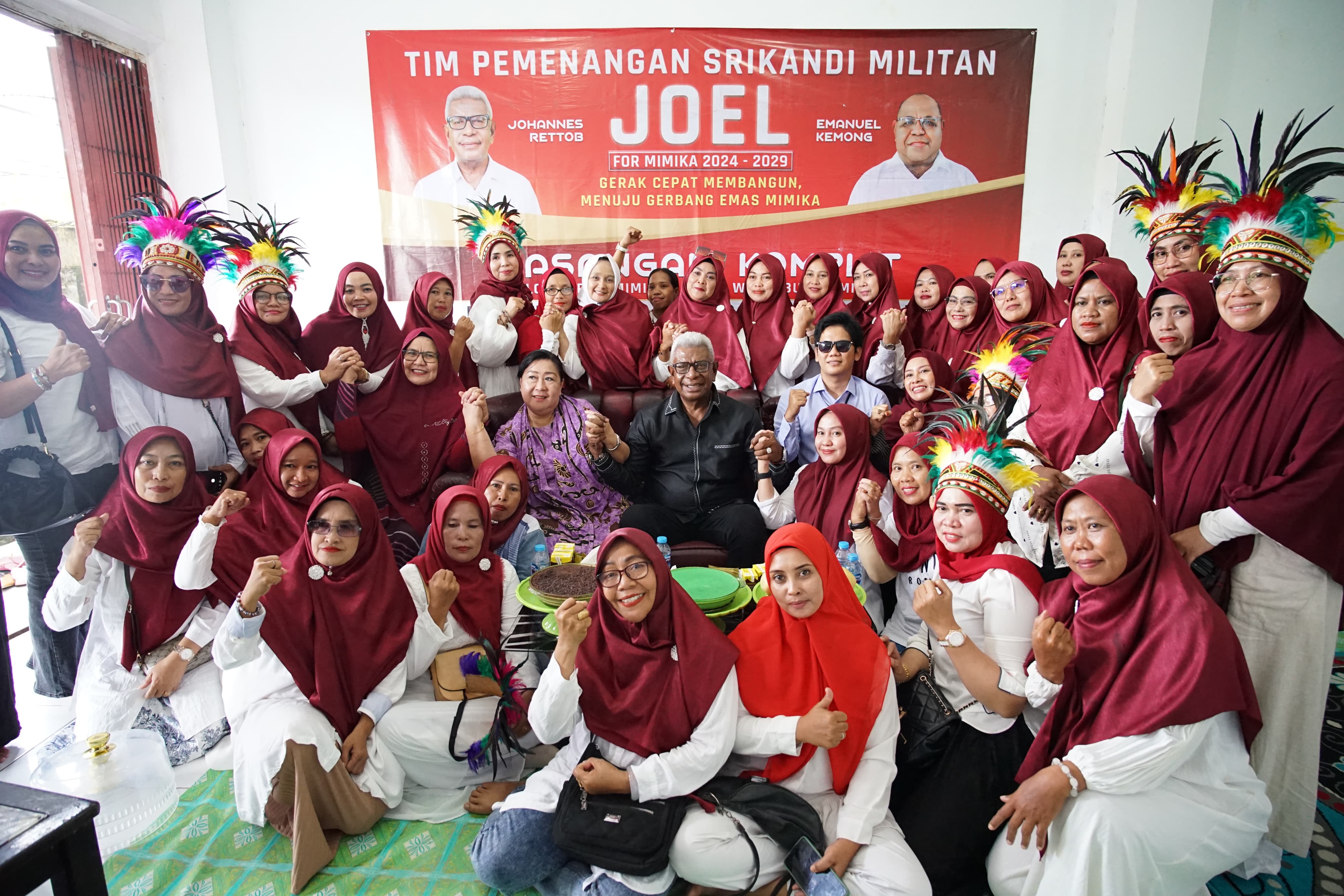 Posko Pemenangan Srikandi Militan Joel Diresmikan