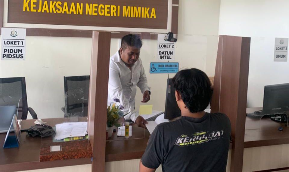 Berkas Perkara Narkotika Tersangka AA Resmi Dilimpahkan ke Kejaksaan Negeri Mimika