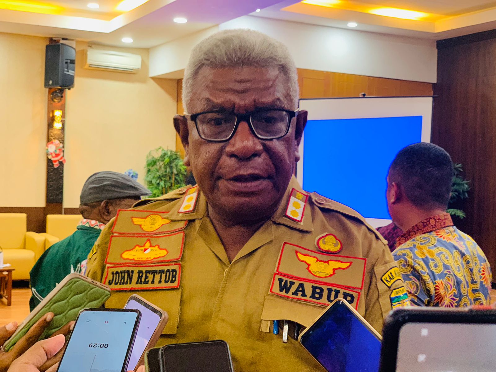 Evaluasi Realisasi Fisik dan Keuangan, Pemda Mimika Gelar Rapat Tertutup
