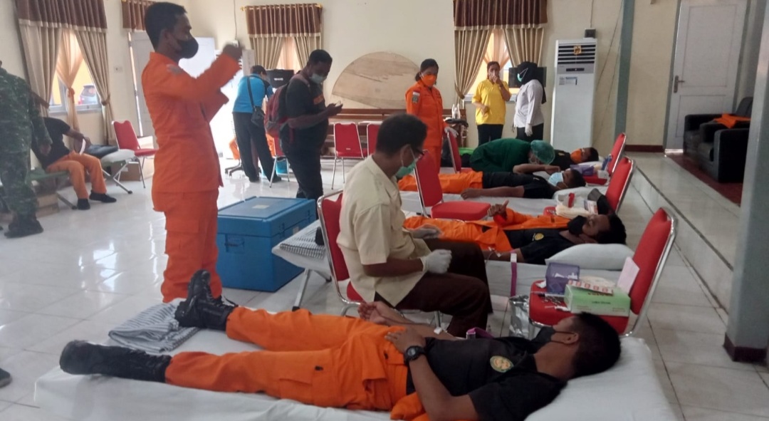 Jelang  HUT ke 50, SAR Timika Gelar  Donor Darah