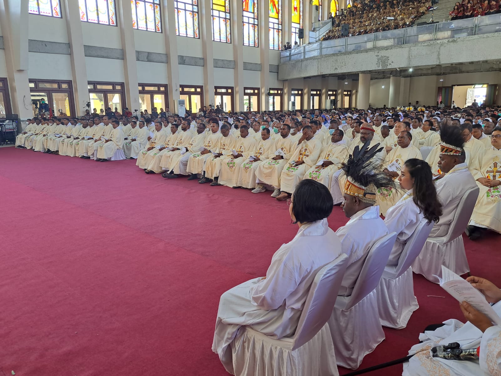  Sejarah! 33 Uskup se-Indonesia Hadir di Jayapura, Papua, Hadiri Pentahbisan Uskup Jayapura