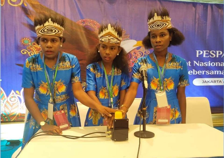Tiga Orang Anak Mappi Mewakili Provinsi Papua Selatan Tampil Memukau Pada Lomba Ccr Pesparani Nasional Iii Di Jakarta