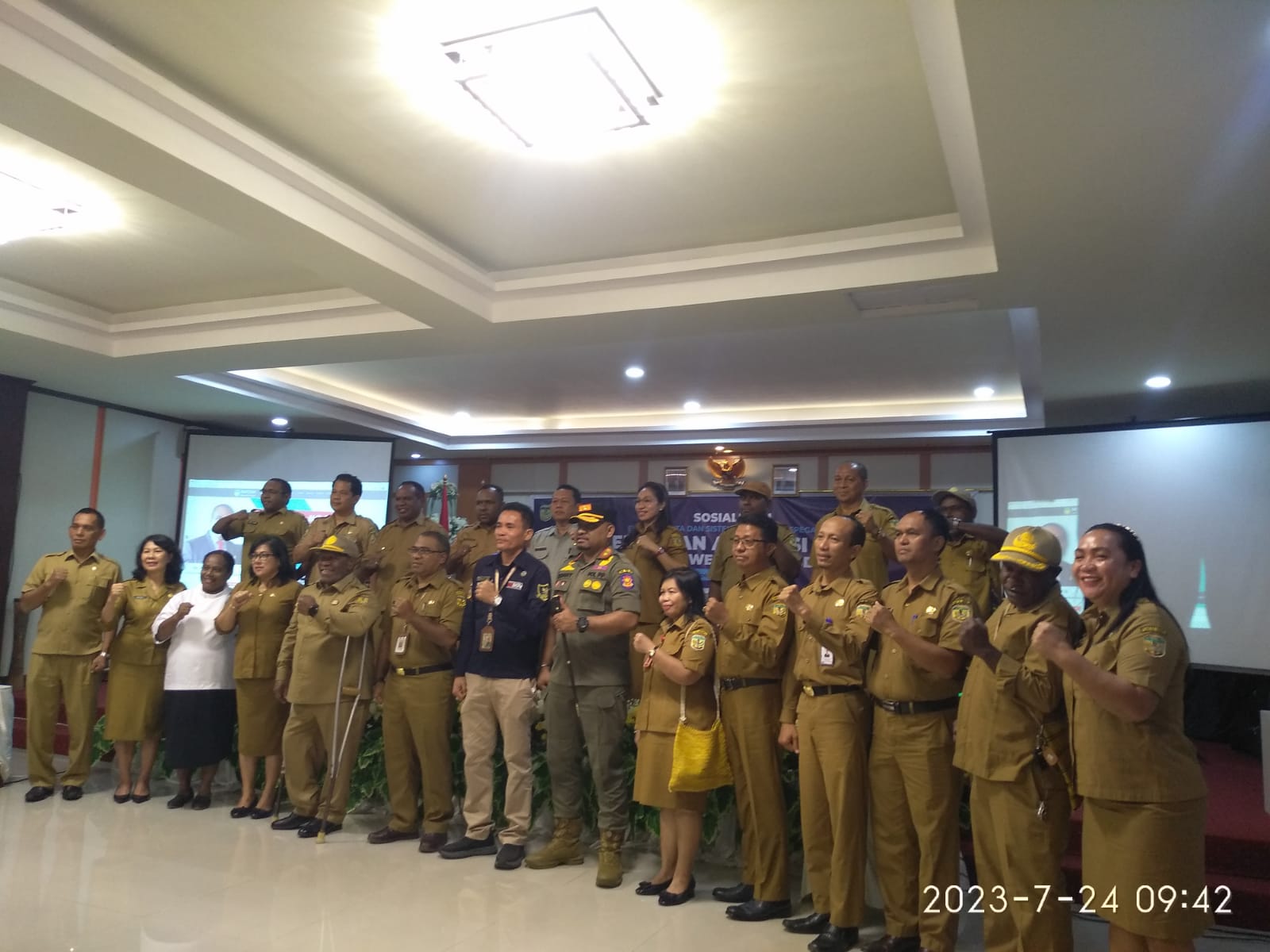 Bkpsdm Mimika Resmi Launching Website