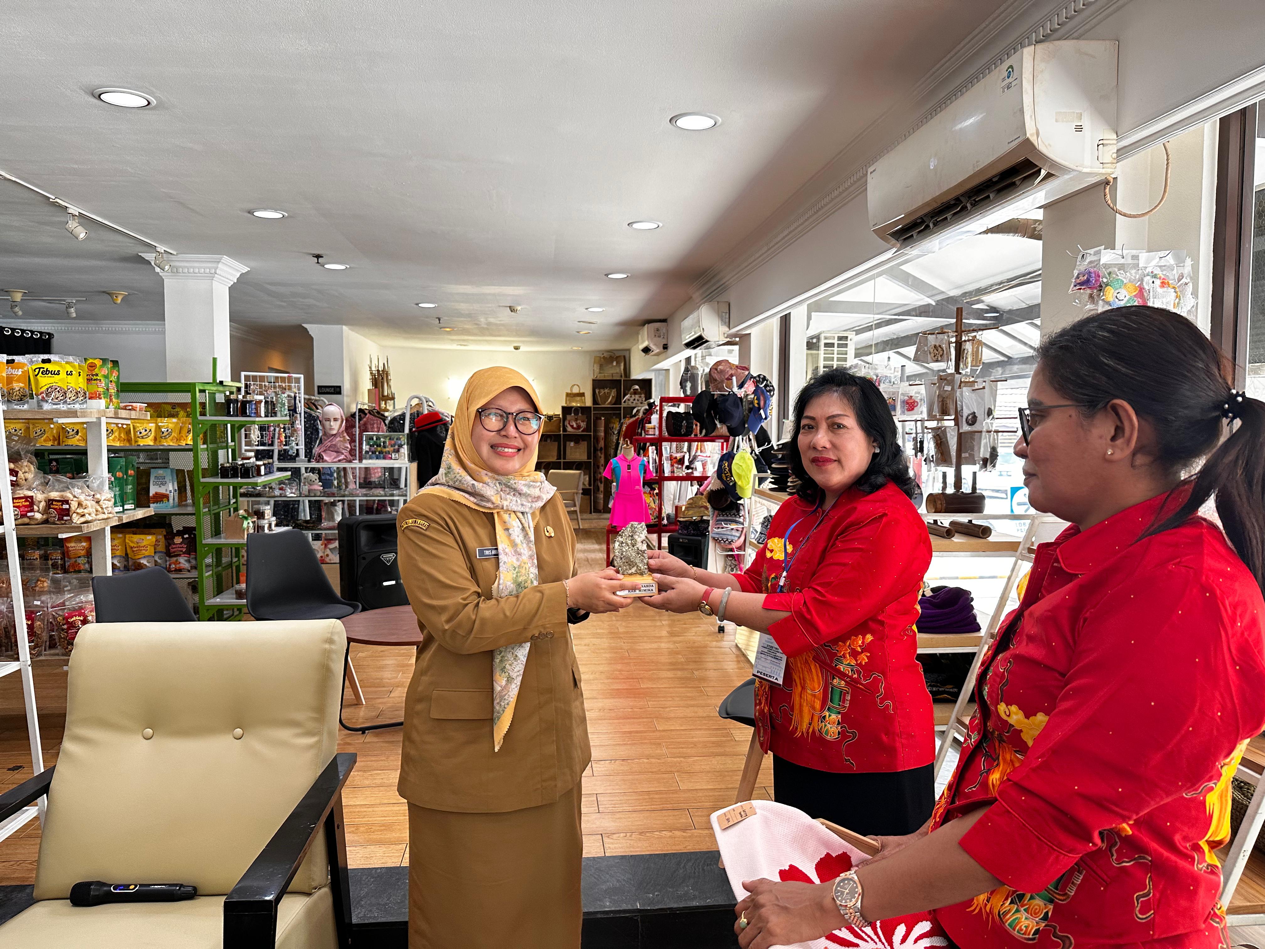 Study ke Kota Seribu Kerajinan, Dekranasda Mimika Dapat Pelatihan Penguatan Ekonomi oleh Pegawai Pemkot Bandung