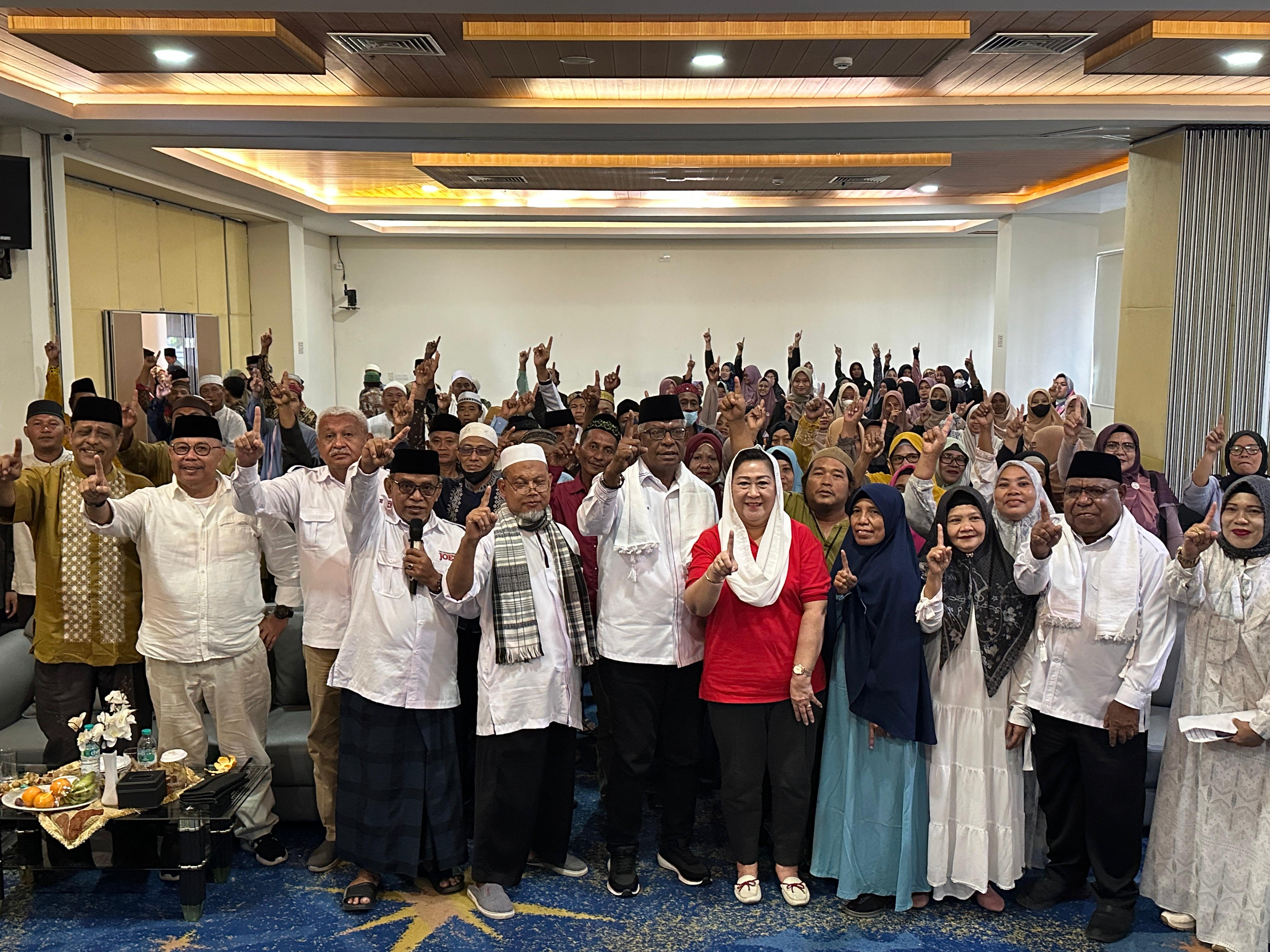 Forum Komunikasi Mubaligh-Imam dan Guru Ngaji Deklarasi Dukung JOEL