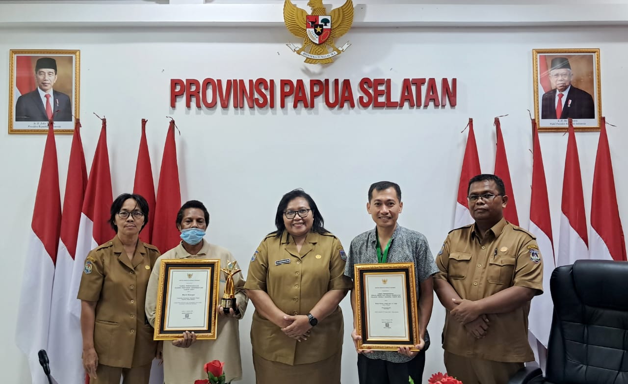 Perwakilan Nakes Dan Kader Mappi Beri Prestasi, Papua Selatan Dapat Penghargaan Teladan Dari Kemenkes