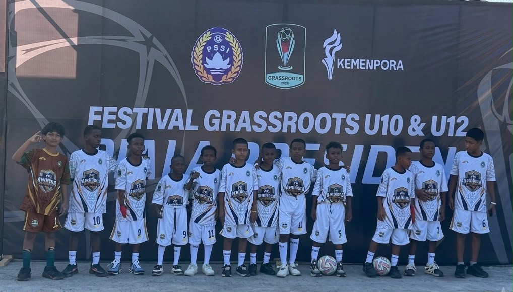 Langkah Amungsa FC di Piala Presiden U-12 Jadi Batu Loncatan Talenta Muda Papua Tengah