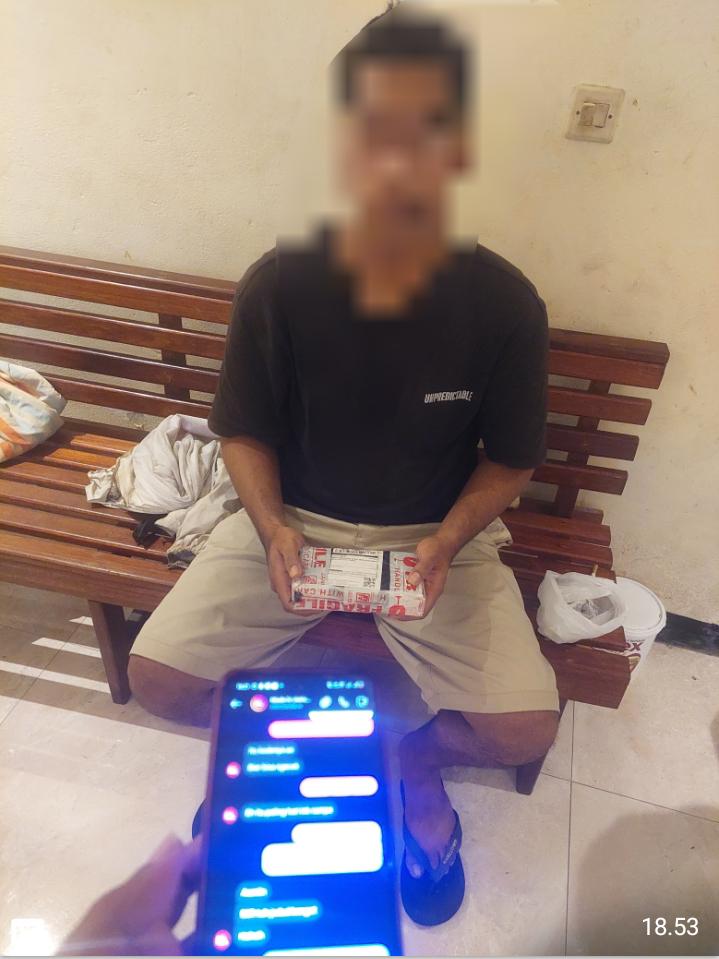 Polres Mimika Libas Penyelundupan Tembakau Sintetis, Seorang Pria Ditangkap