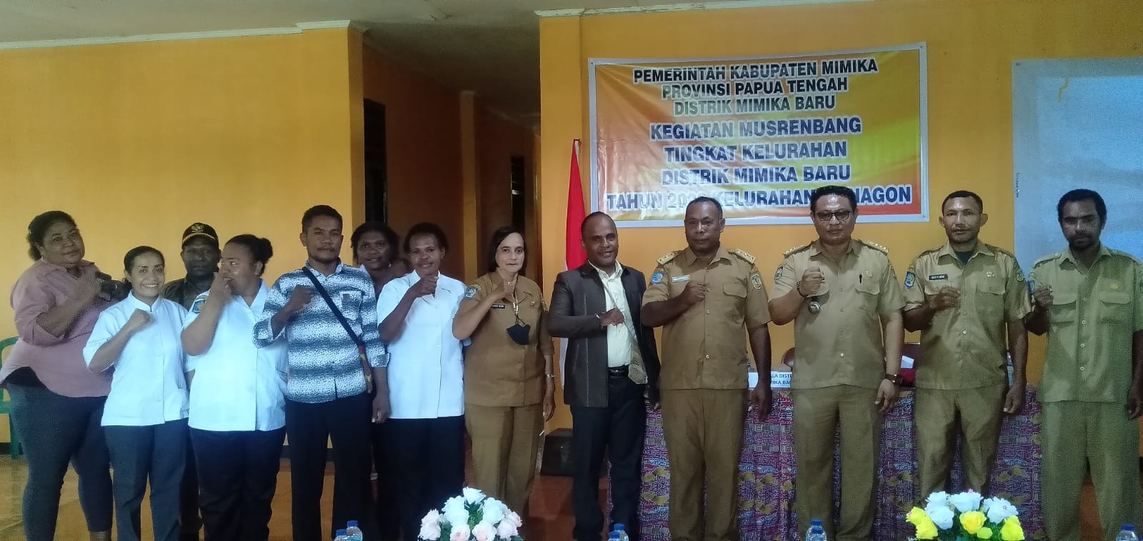 Kelurahan Wanagon Gelar Musrenbang, Kadistrik Miru: Jangan Masukkan Kepentingan Pribadi