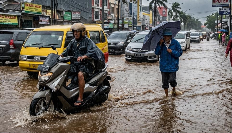 ​Mimika Dikepung Cuaca Ekstrem, Dua Wilayah Ini Masuk Zona Rawan Bencana