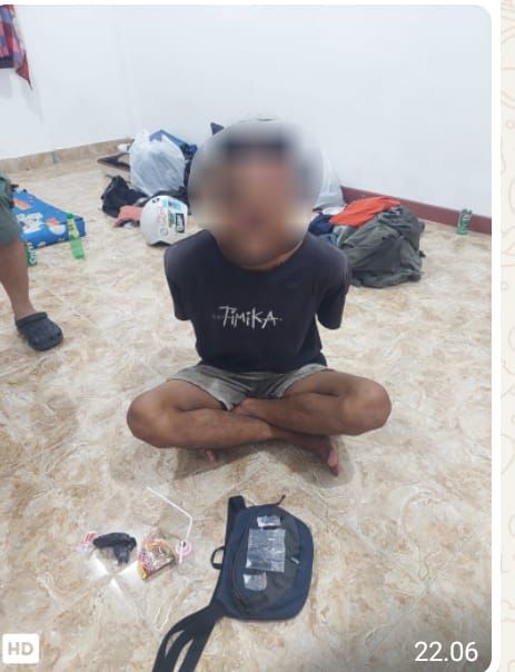 Polisi Tangkap Seorang Pemuda di Mimika Atas Tindak Pidana Narkotika Jenis Sabu