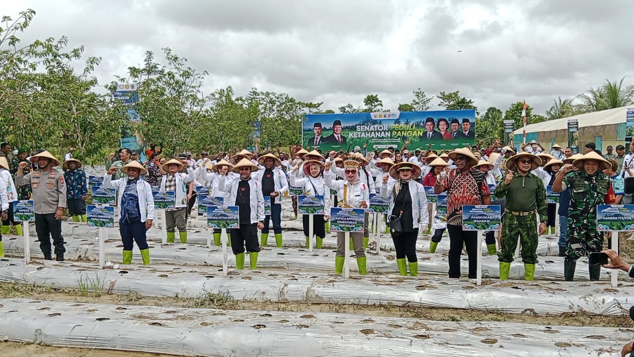 DPD-RI Luncurkan Program Senator Peduli Ketahanan Pangan di Timika-Papua Tengah