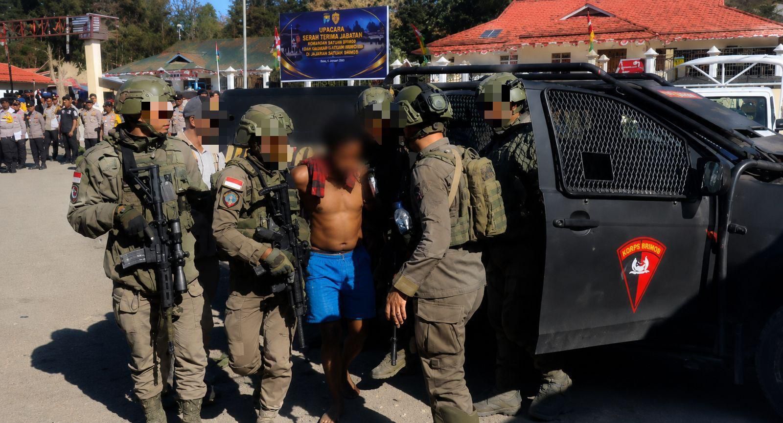 Buronan Penembakan Warga di Ilaga Ditangkap Satgas Damai Cartenz
