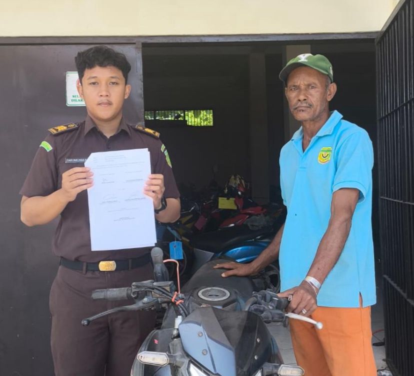 Kejari Mimika Kembalikam BB ke Pemilik Sah, Wujud Kepastian Hukum Humanis