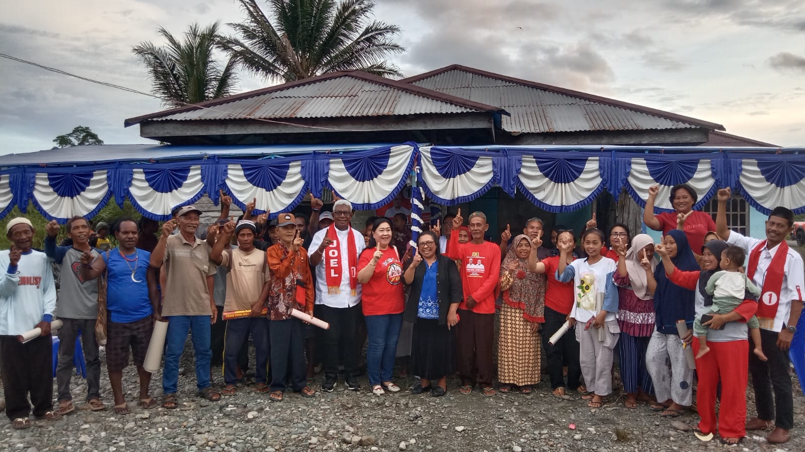 Relawan Nusantara SP13 Beri Dukungan Ke JOEL, Rohani: Jika Ingin Petani Sejahtera, Mari Kita Pilih JOEL