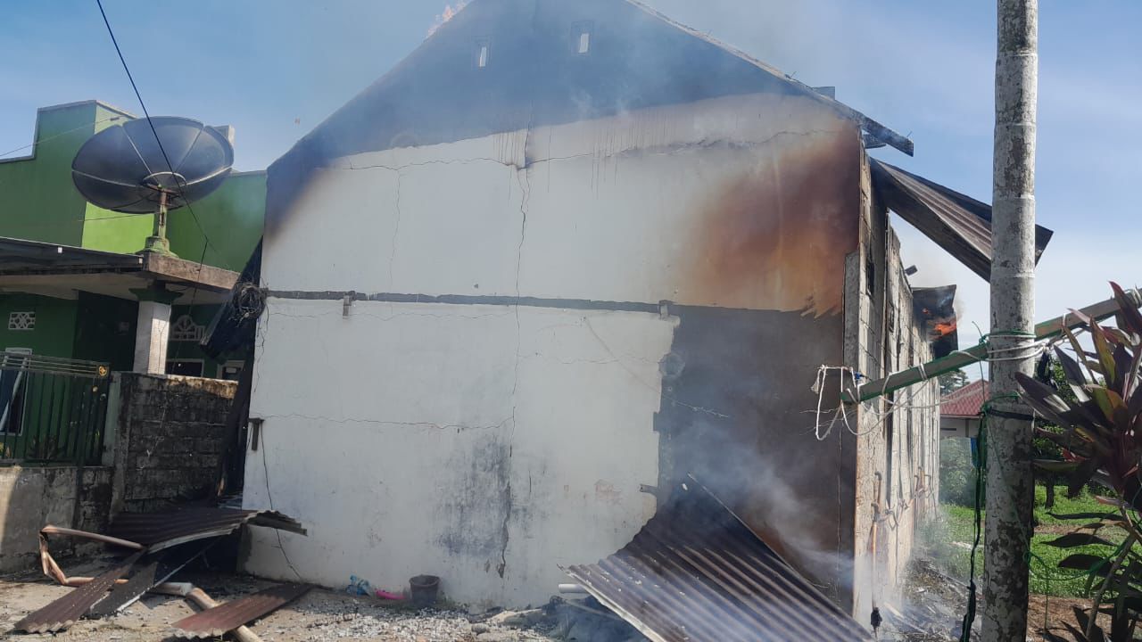 Kebakaran Indekos di Timika, 1 Warga Terluka dan 1 Motor Terbakar