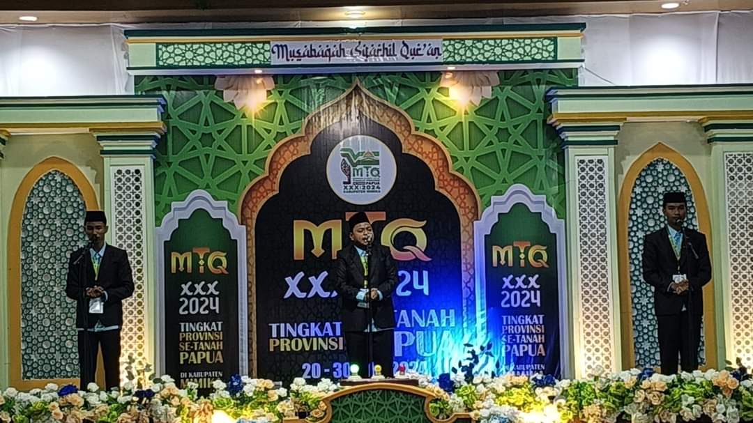 Perlombaan MTQ XXX Tingkat Provinsi se-Tanah Papua di Timika Hari Pertama Berjalan Lancar, Hasilnya Diumumkan Saat Seremoni Penutupan