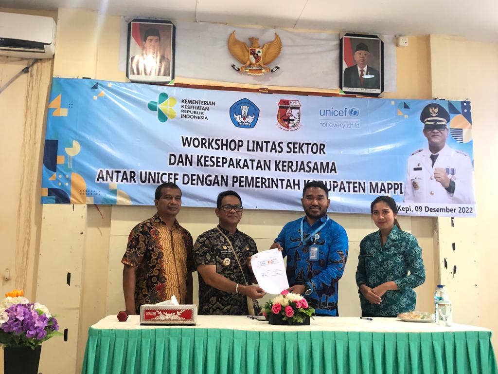  Pj Bupati Mappi Apresiasi Langkah Unicef Yang Berkolaborasi Dengan Pemkab Mappi