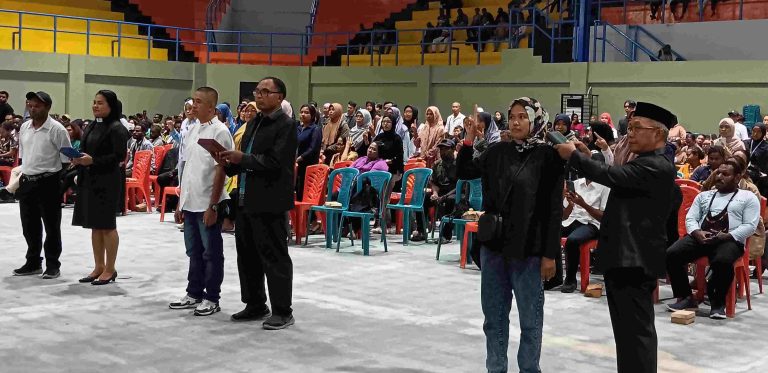 811 Pantarlih Resmi Dilantik, Kpu Mimika: Memastikan Data Pemilih Pilkada Secara Akurat